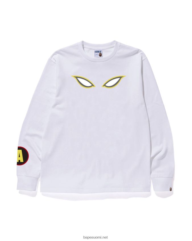 valkoinen miehet A Bathing Ape varjo t-paita 8HT2D8110