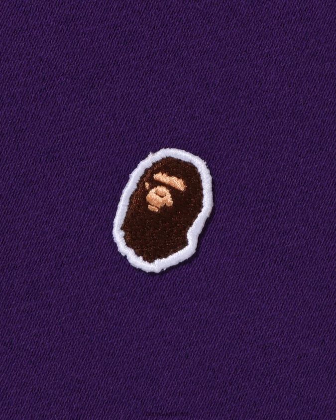 violetti miehet A Bathing Ape pään yhden pisteen rento istuvuus crewneck 8HT2D8310