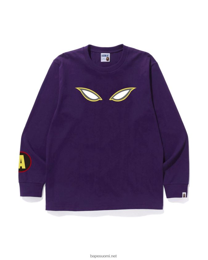 violetti miehet A Bathing Ape varjo t-paita 8HT2D8109