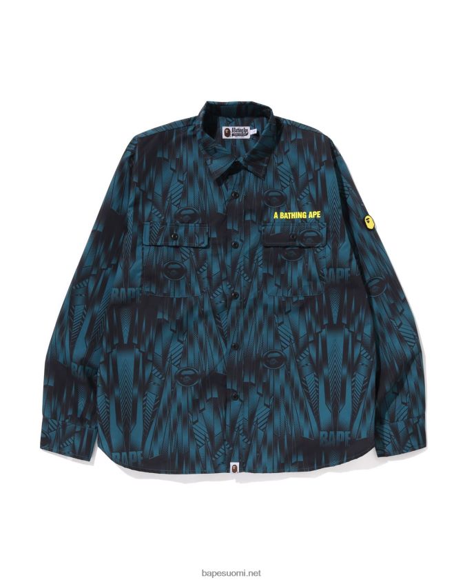 sininen miehet A Bathing Ape speed Racer rento paita 8HT2D8314