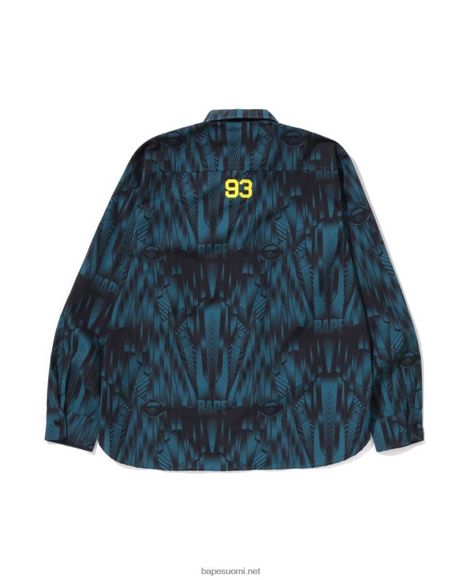 sininen miehet A Bathing Ape speed Racer rento paita 8HT2D8314