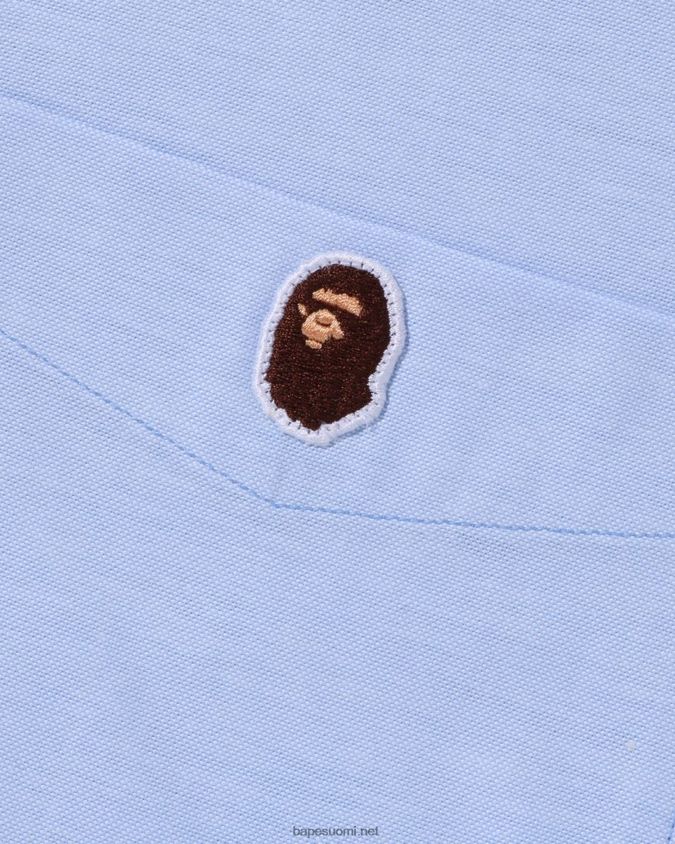 vaaleansininen miehet A Bathing Ape oxford rennon istuvuuden paita 8HT2D8328