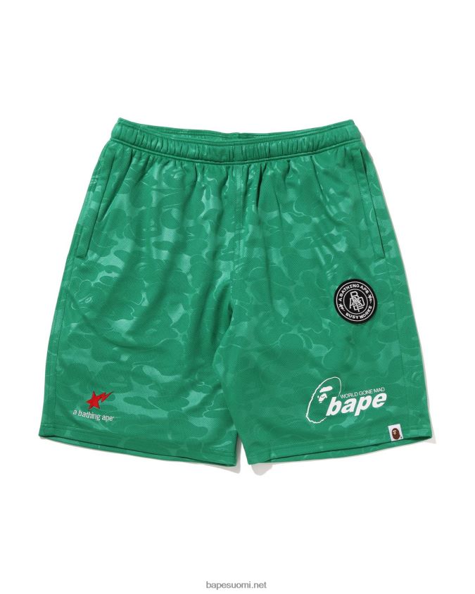 Minttu miehet A Bathing Ape jalkapallopelishortsit 8HT2D8357