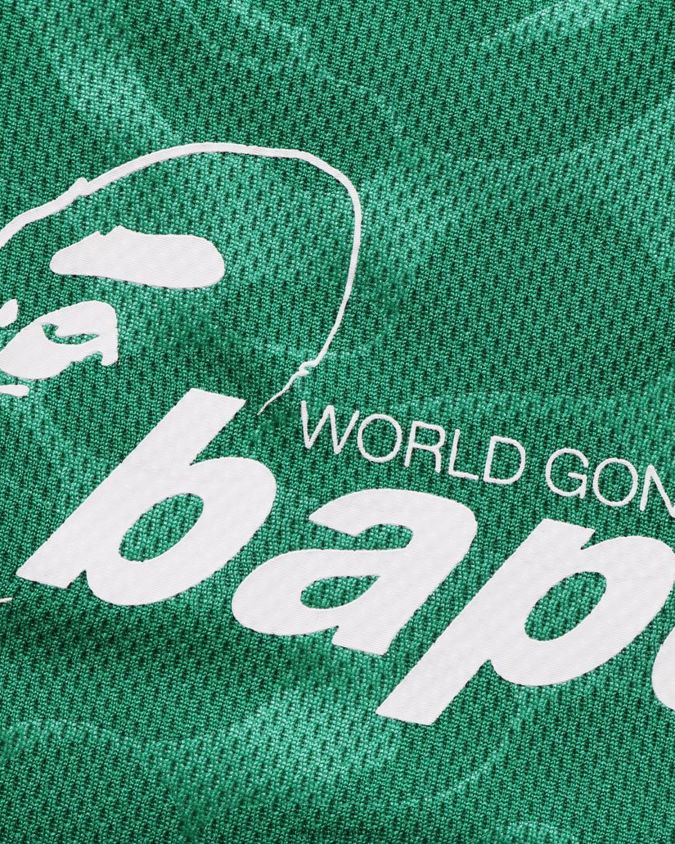 Minttu miehet A Bathing Ape jalkapallopelishortsit 8HT2D8357