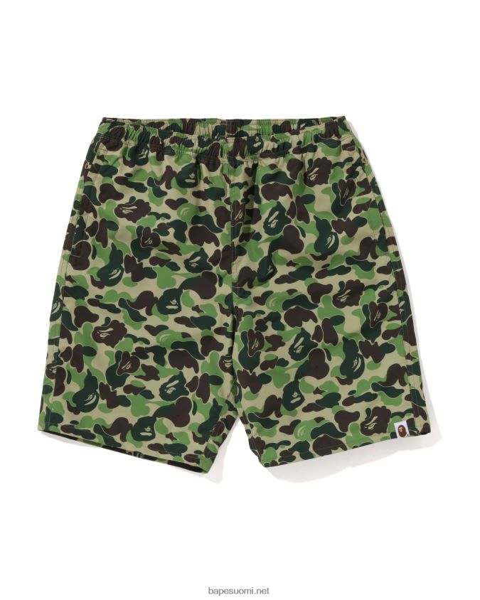 armeijan vihreä miehet A Bathing Ape abc camo rantashortsit 8HT2D845
