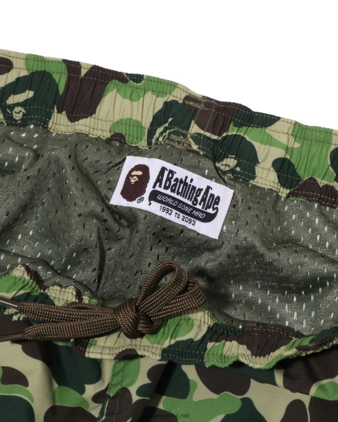 armeijan vihreä miehet A Bathing Ape abc camo rantashortsit 8HT2D845