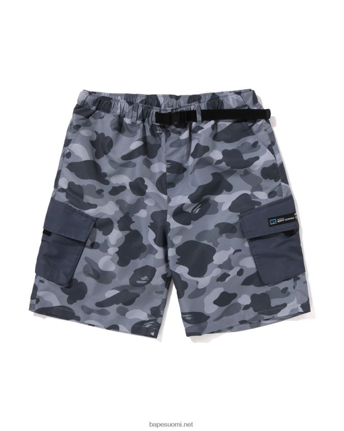 harmaa miehet A Bathing Ape hunajakenno camo cargo shortsit 8HT2D897