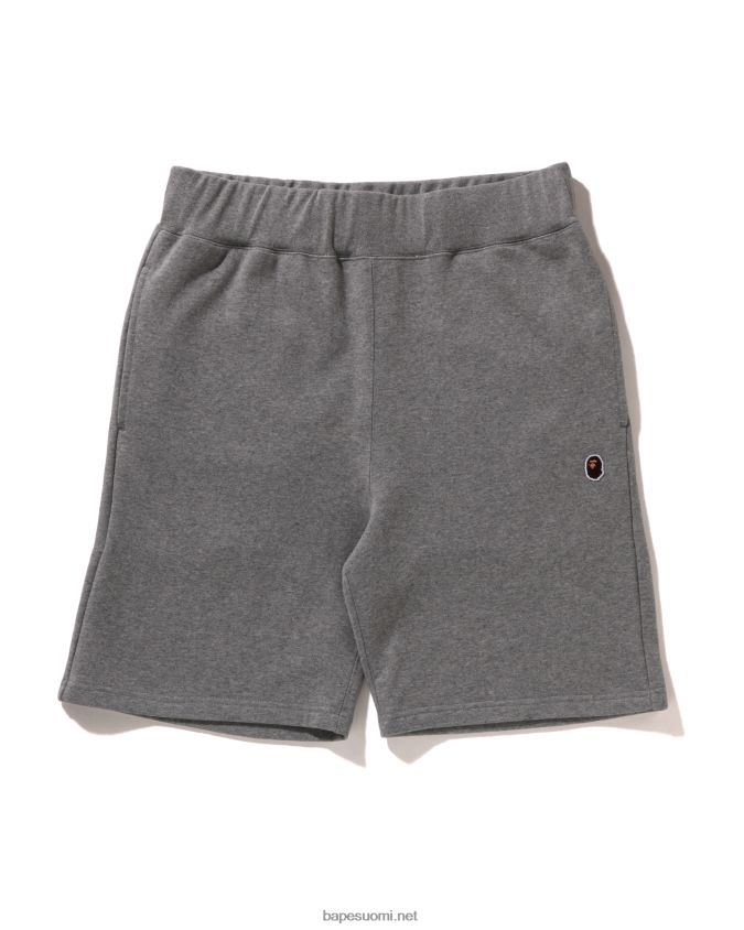 harmaa miehet A Bathing Ape pään yhden pisteen hikishortsit 8HT2D8105