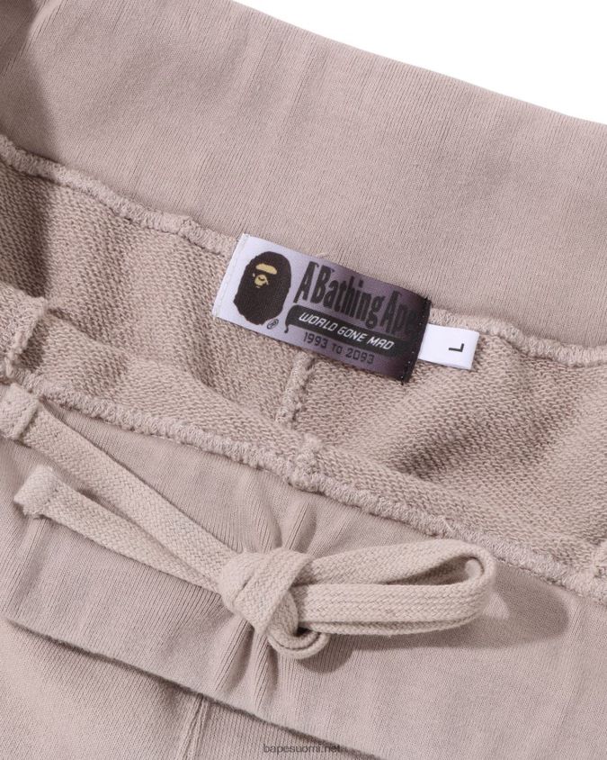 kahvia miehet A Bathing Ape asteittain hiki shortsit 8HT2D8177
