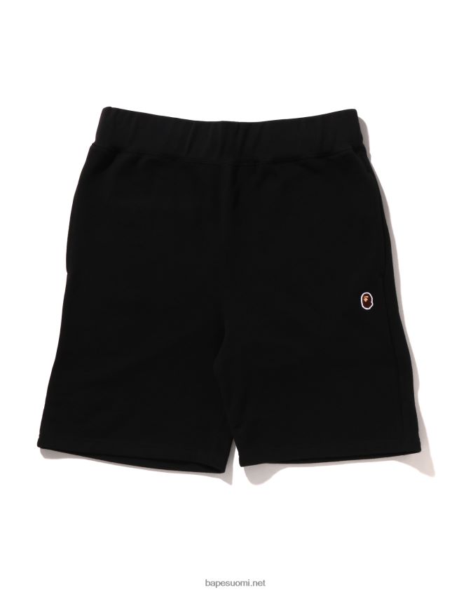 musta miehet A Bathing Ape pään yhden pisteen hikishortsit 8HT2D8102