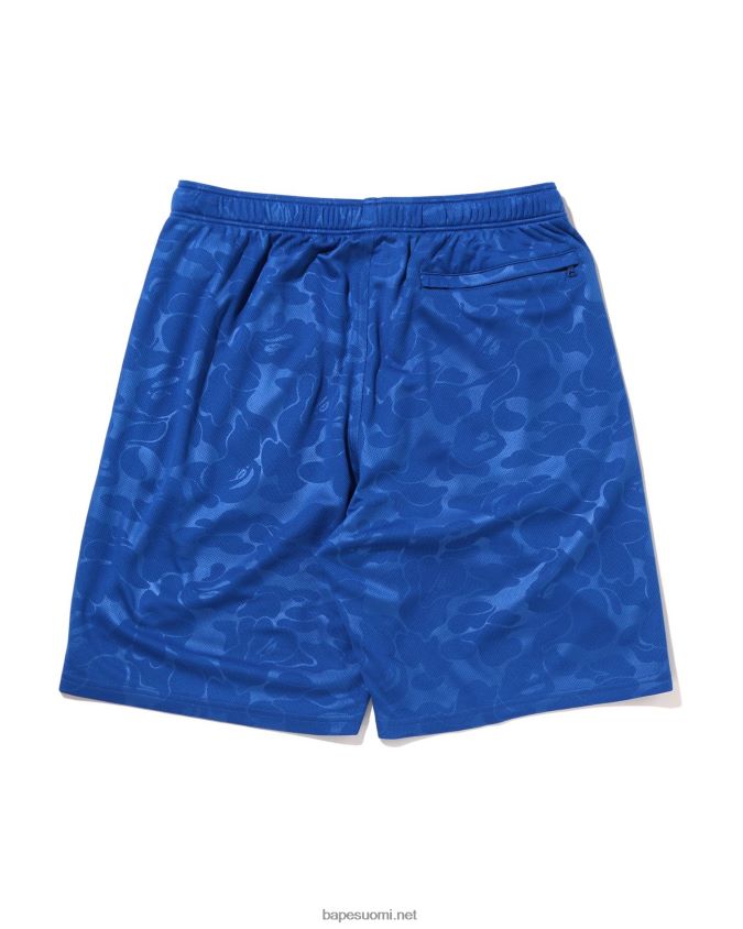 sininen miehet A Bathing Ape jalkapallopelishortsit 8HT2D8356