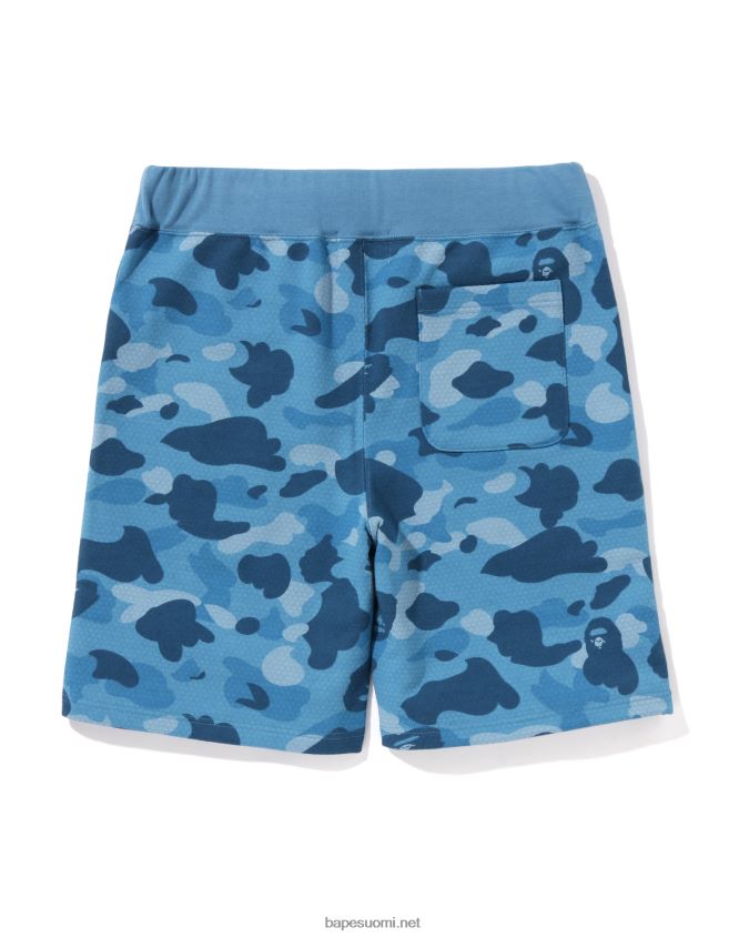 vaaleansininen miehet A Bathing Ape hunajakenno camo shark hiki shortsit 8HT2D8127
