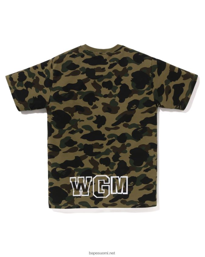 armeijan vihreä miehet A Bathing Ape 1. camo shark tee 8HT2D8240