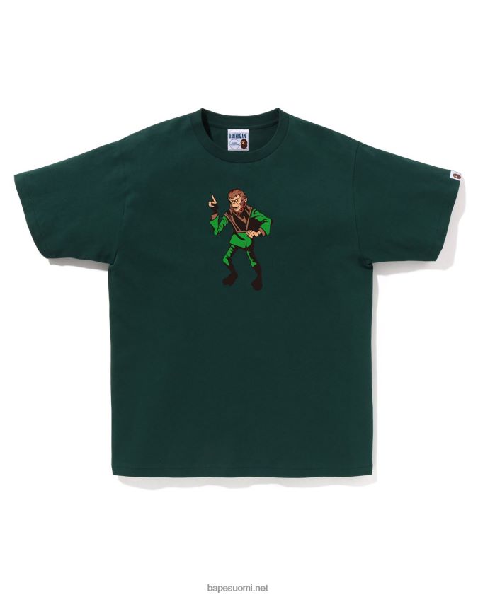 armeijan vihreä miehet A Bathing Ape tee 8HT2D8162
