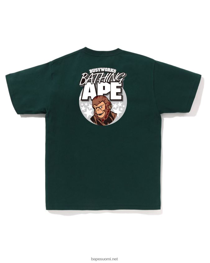 armeijan vihreä miehet A Bathing Ape tee 8HT2D8162