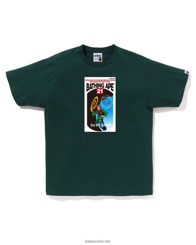 armeijan vihreä miehet A Bathing Ape tee 8HT2D8166