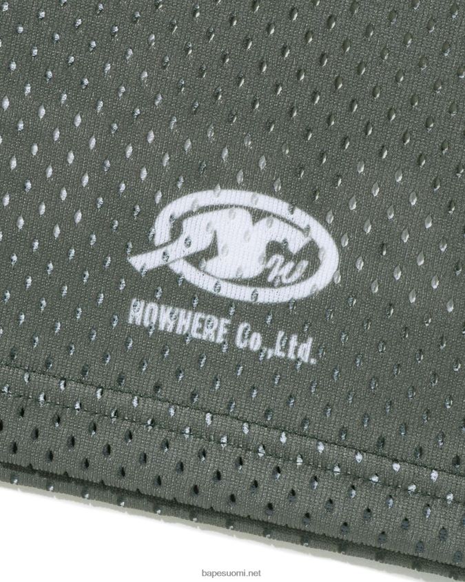 harmaa miehet A Bathing Ape jalkapallopaita 8HT2D8169