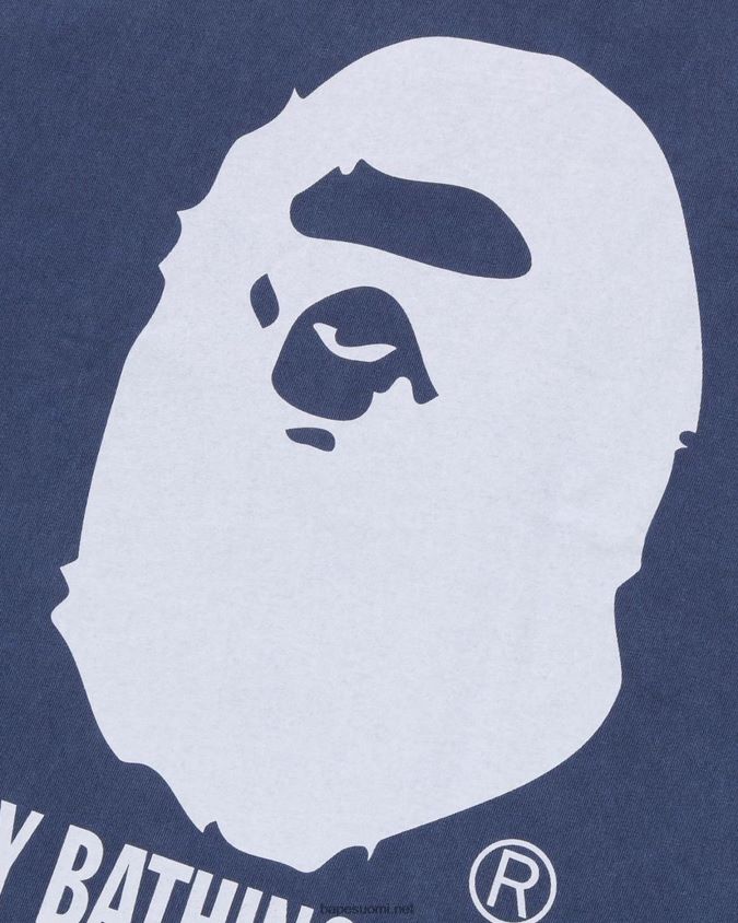laivastonsininen miehet A Bathing Ape ylivärjätty rentolla teellä 8HT2D8252
