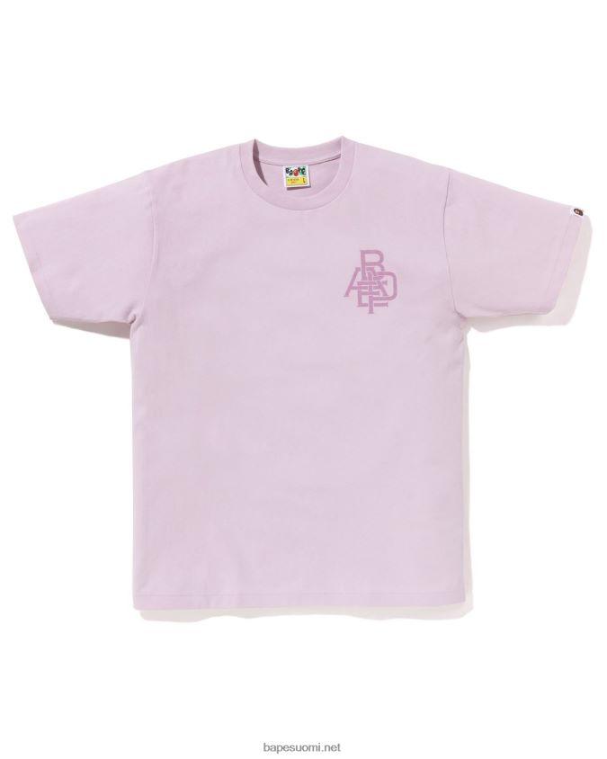 liila miehet A Bathing Ape pigmenttilogollinen paita 8HT2D8159