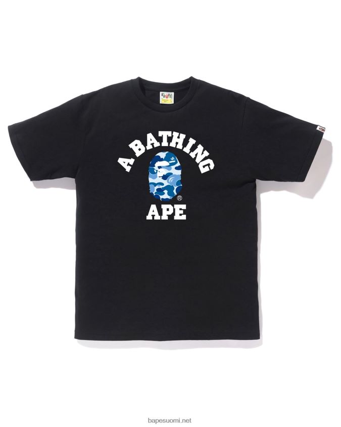 musta miehet A Bathing Ape abc camo college tee 8HT2D8208