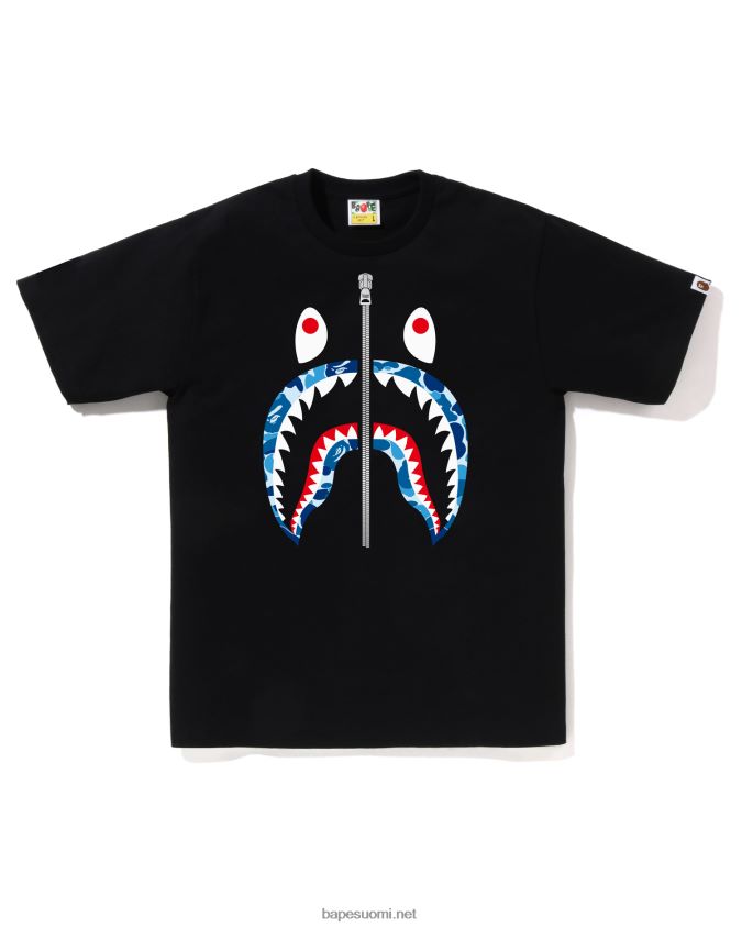 musta miehet A Bathing Ape abc camo shark tee 8HT2D890