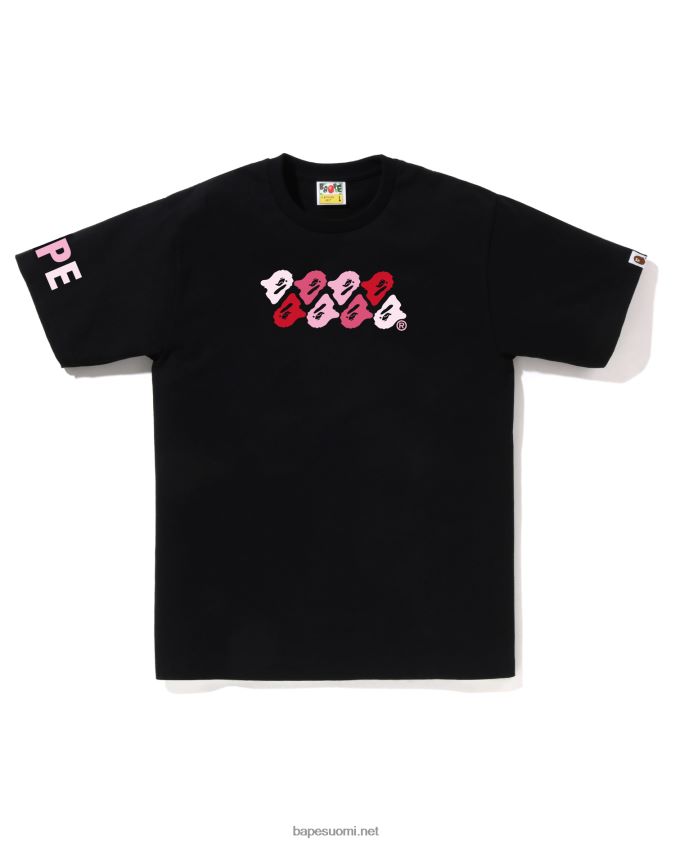 musta miehet A Bathing Ape abc camo tee 8HT2D876