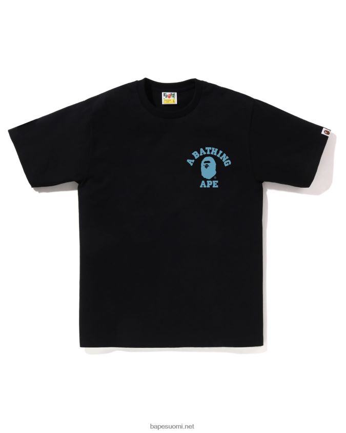 musta miehet A Bathing Ape hunajakenno camo college ats tee 8HT2D8264