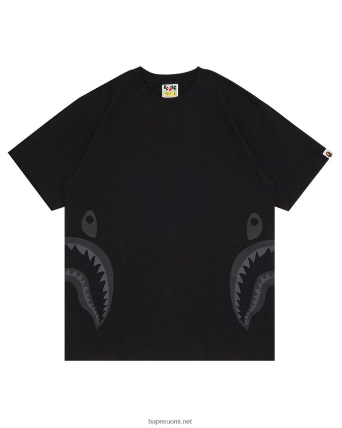 musta miehet A Bathing Ape sivuhain t-paita 8HT2D8321