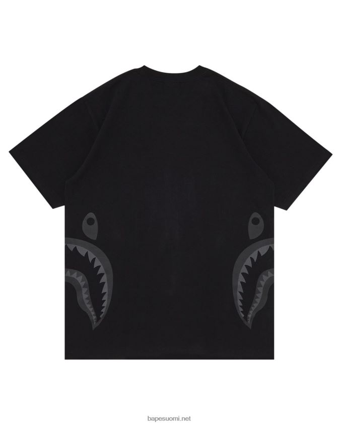 musta miehet A Bathing Ape sivuhain t-paita 8HT2D8321