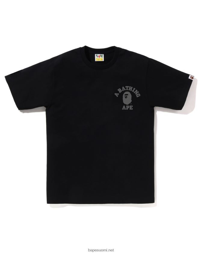 musta miehet A Bathing Ape speed Racer college ats tee 8HT2D8257
