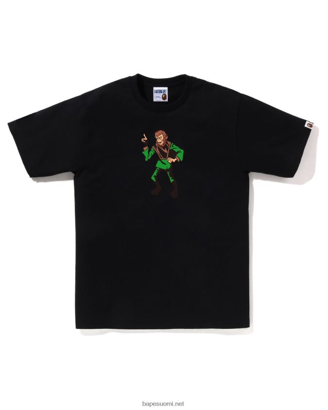 musta miehet A Bathing Ape tee 8HT2D8161