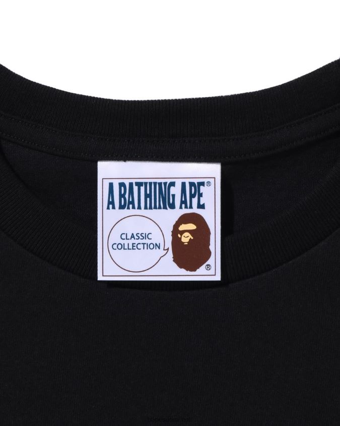 musta miehet A Bathing Ape tee 8HT2D8161
