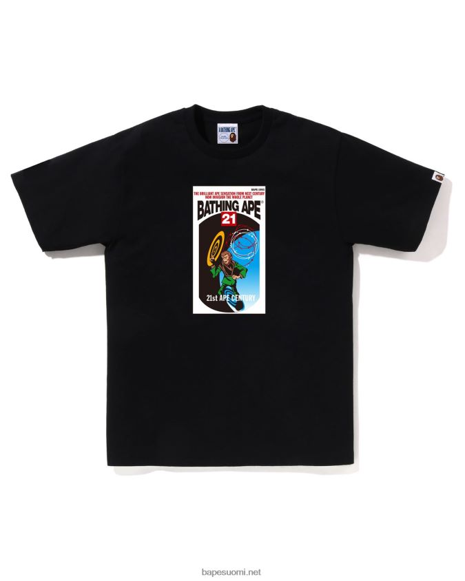musta miehet A Bathing Ape tee 8HT2D8165