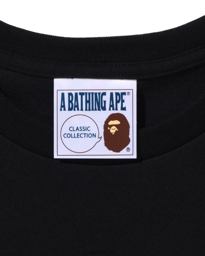 musta miehet A Bathing Ape tee 8HT2D8165