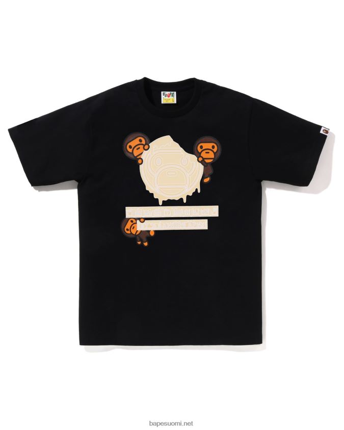 musta miehet A Bathing Ape ystävänpäivä suklaa vauva milo tee 8HT2D8311