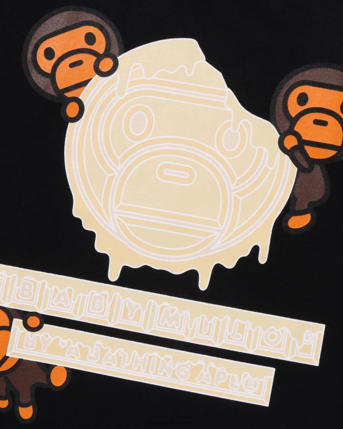 musta miehet A Bathing Ape ystävänpäivä suklaa vauva milo tee 8HT2D8311