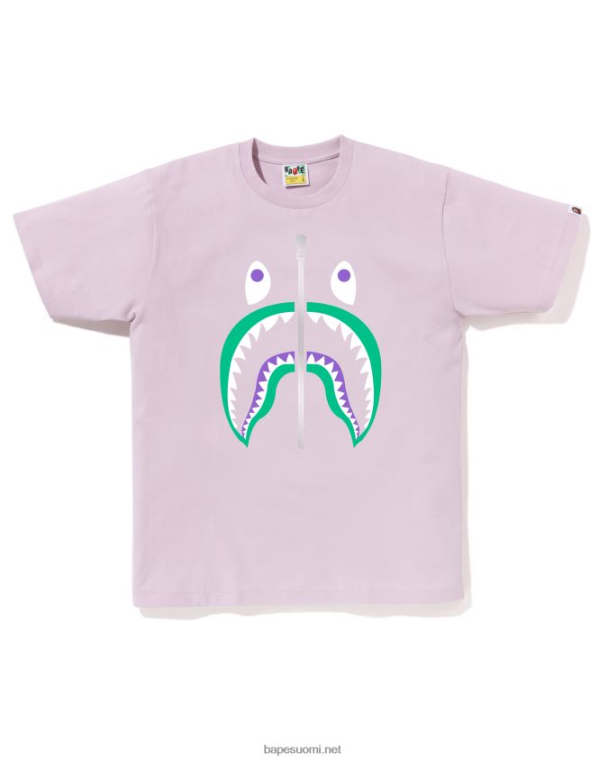 pastelli lila miehet A Bathing Ape värit hain tee 8HT2D829