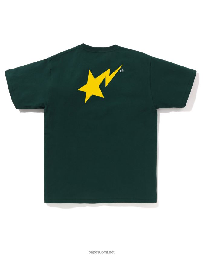 syvä viidakko miehet A Bathing Ape värit logo T-paita 8HT2D841