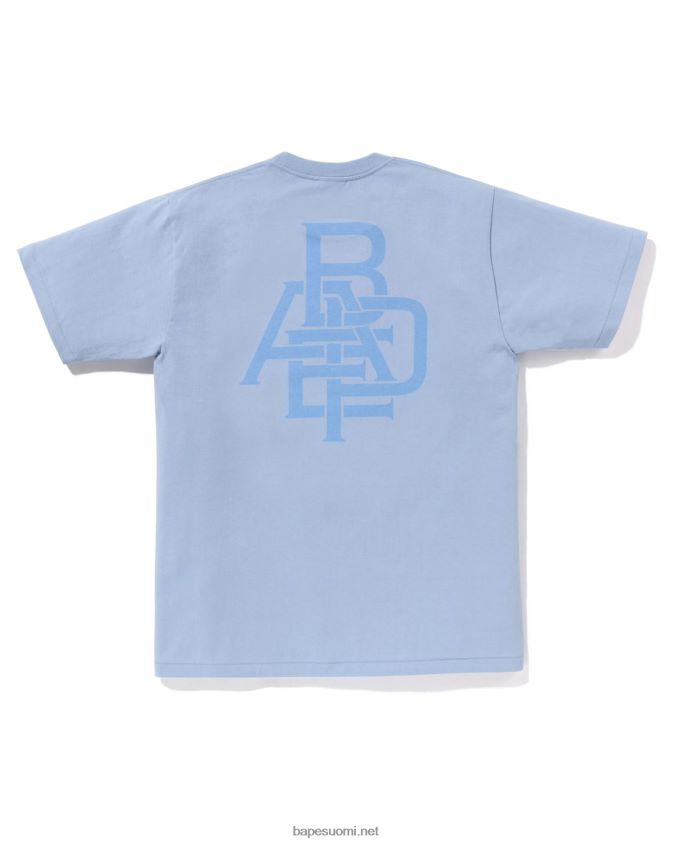 taivaansininen miehet A Bathing Ape pigmenttilogollinen paita 8HT2D8157