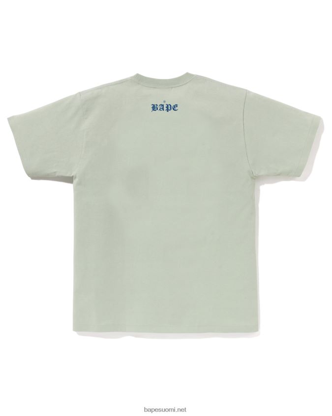 vaaleansininen miehet A Bathing Ape pää 1993 tee 8HT2D853