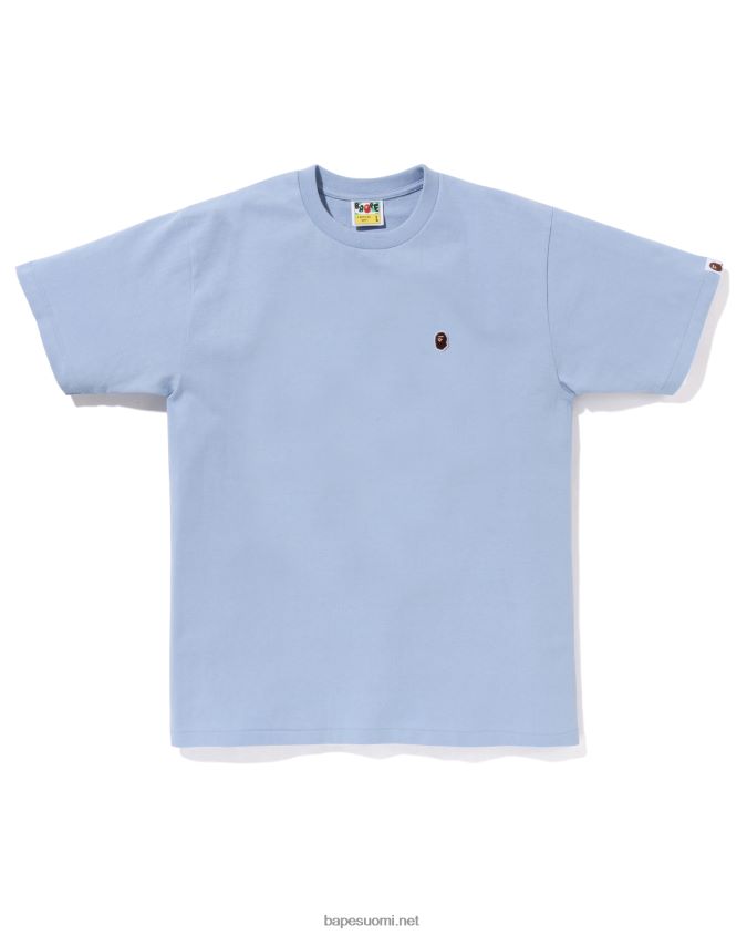vaaleansininen miehet A Bathing Ape pään yhden pisteen tee 8HT2D832