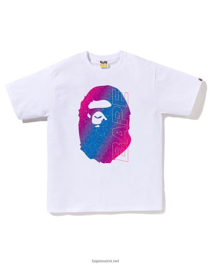 valkoinen miehet A Bathing Ape elektro neon paita 8HT2D812