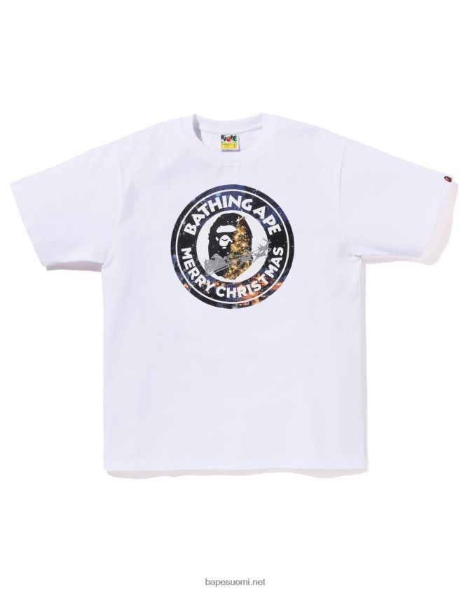 valkoinen miehet A Bathing Ape joulu kiireinen työpaidan kanssa 8HT2D8139