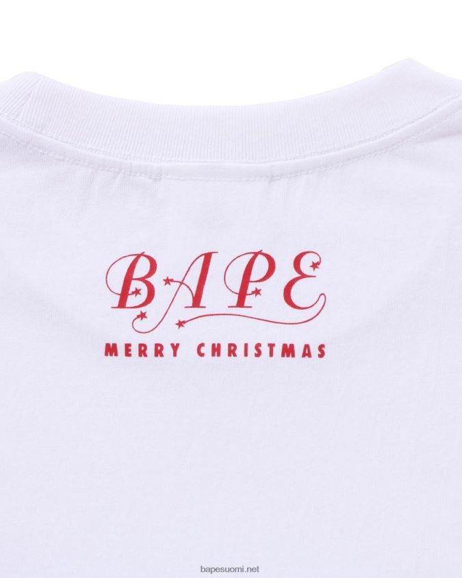 valkoinen miehet A Bathing Ape joulu kiireinen työpaidan kanssa 8HT2D8139