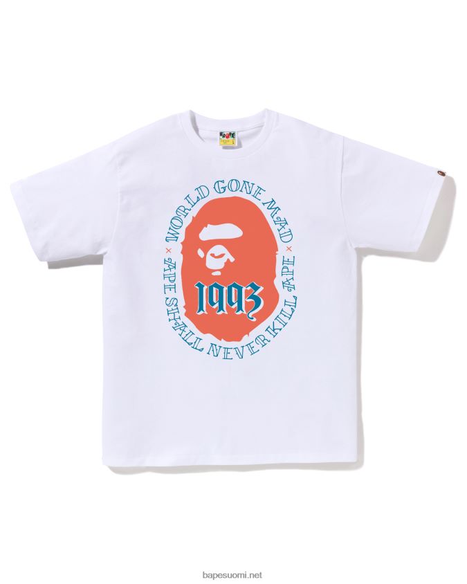 valkoinen miehet A Bathing Ape pää 1993 tee 8HT2D855