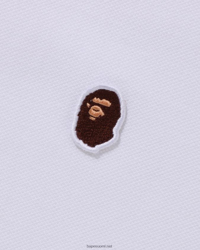 valkoinen miehet A Bathing Ape pää yksi piste rento istuvuus poolo 8HT2D858