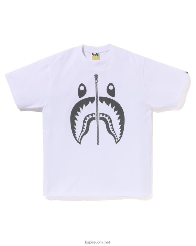 valkoinen miehet A Bathing Ape pigmenttihain tee 8HT2D8283