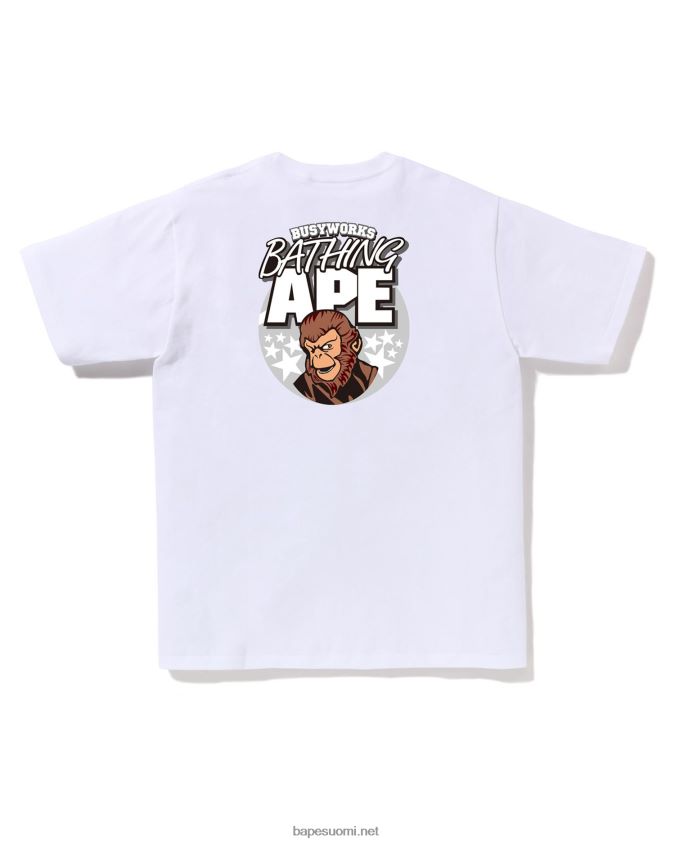 valkoinen miehet A Bathing Ape tee 8HT2D8164