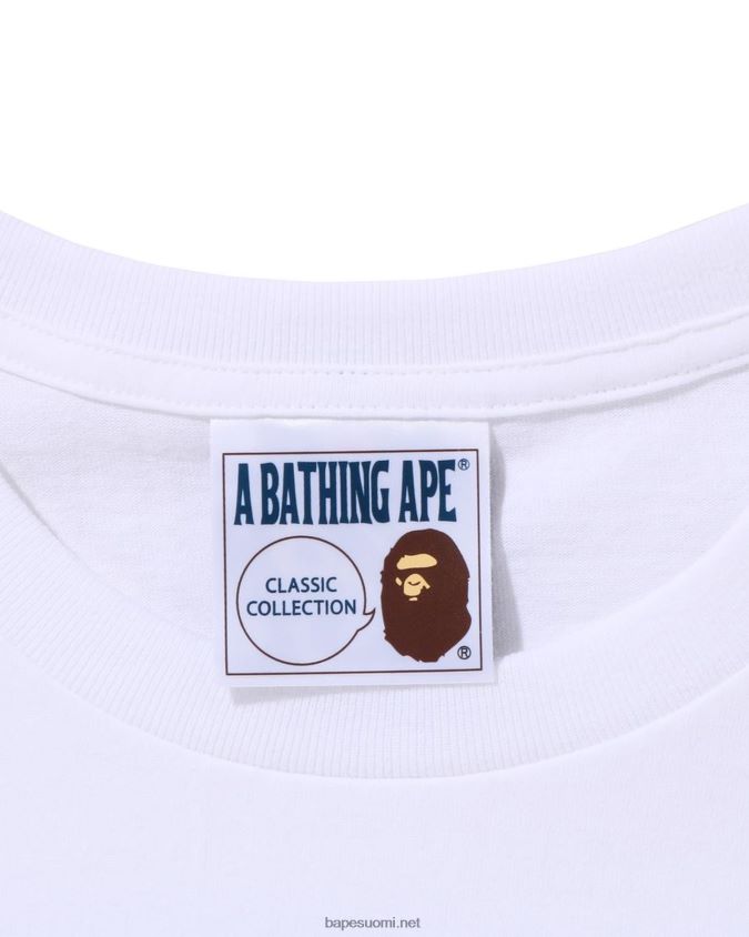 valkoinen miehet A Bathing Ape tee 8HT2D8164