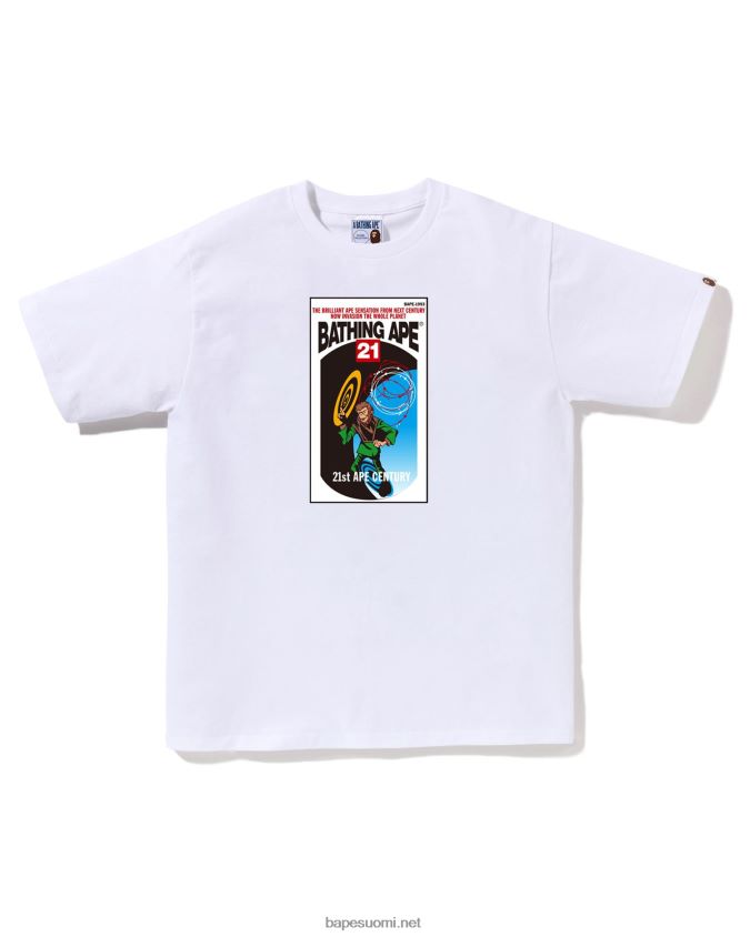 valkoinen miehet A Bathing Ape tee 8HT2D8168